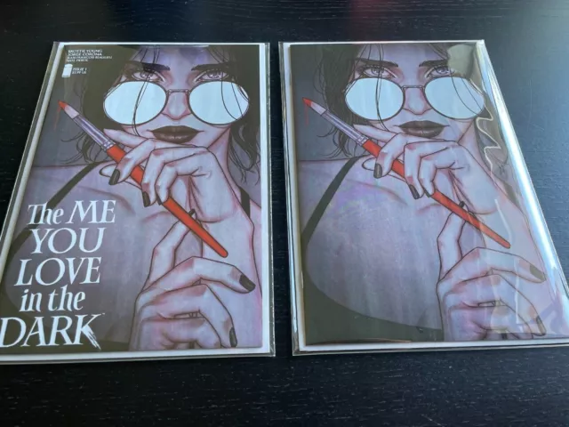 The Me You Love In The Dark #1 JENNY FRISON Trade Variant & Virgin LTD 2 500 NM