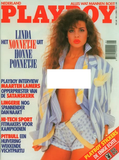 Dutch Playboy Magazine 1988-07 Emily Arth, Linda Krijgsman ...