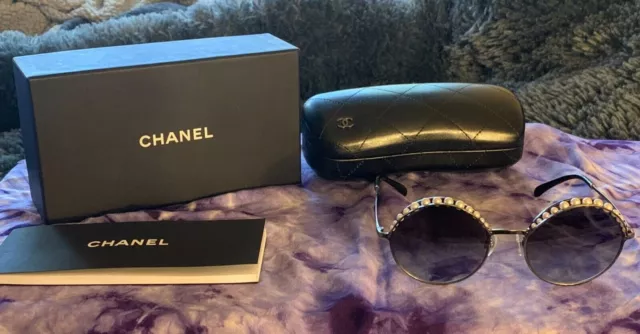 CHANEL 4234H C.108/S6 Pearl Sonnenbrille sunglasses 53-20-140 Brand New  $629.99 - PicClick