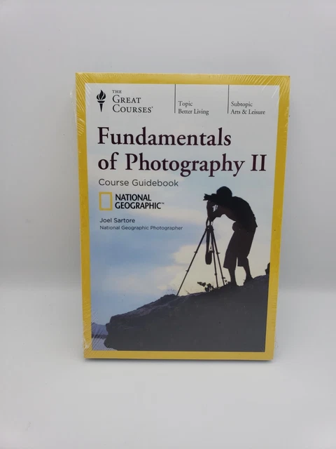The Great Courses FUNDAMENTALS OF PHOTOGRAPHY II 2 BRAND NEW (4 DVD & Guidebook)
