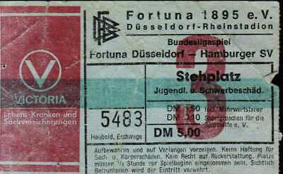 Hamburger Sv Fortuna 2622 Billet Bl 83/84 Fortuna Düsseldorf 