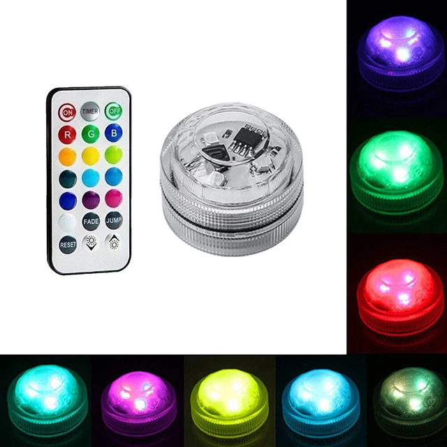 LED Colorful Lights Car Interior Accessories Atmosphere Lamp W/ Remote Control