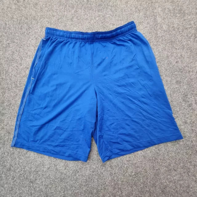 Reebok Shorts mens MEDIUM blue sports football basketball activewear size M