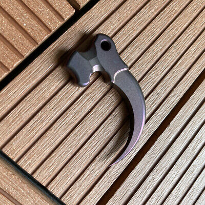 EDC Titanium Claw Necklace Pendant Keychain Decoration Outdoor Self Defense Tool