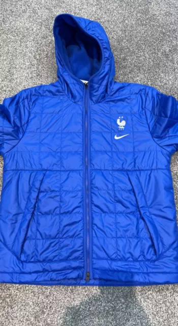 Men’s Nike France Football Federation Fleece-Lined Jacket - DH4915 480 - Medium