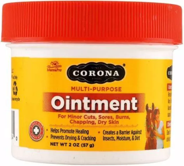 Corona Ointment 2oz cuts abrasions sores burns dry skin with minimal scaring