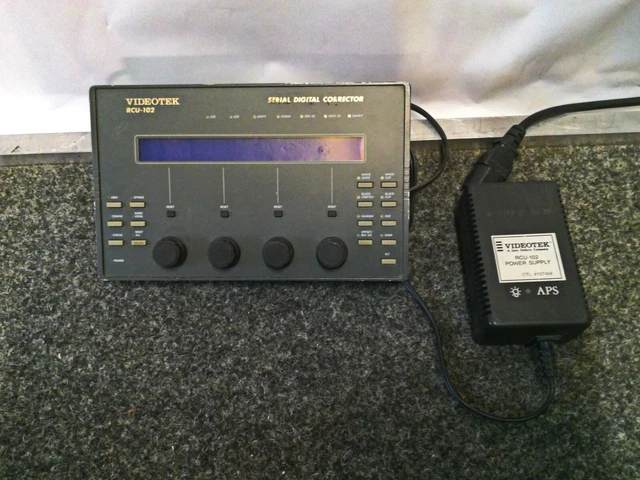 Videotek RCU-102 en Série Numérique Correcteur Jh