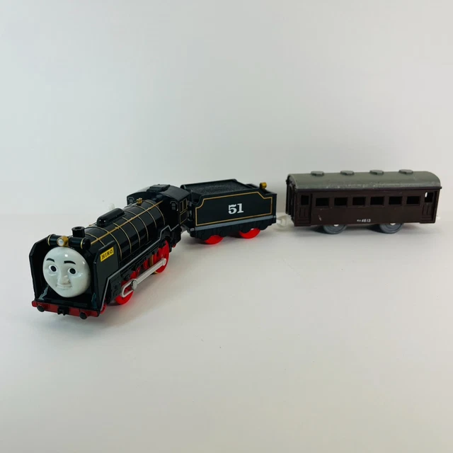 THOMAS & FRIENDS HIRO TrackMaster Motorized Train Engine + Passenger ...