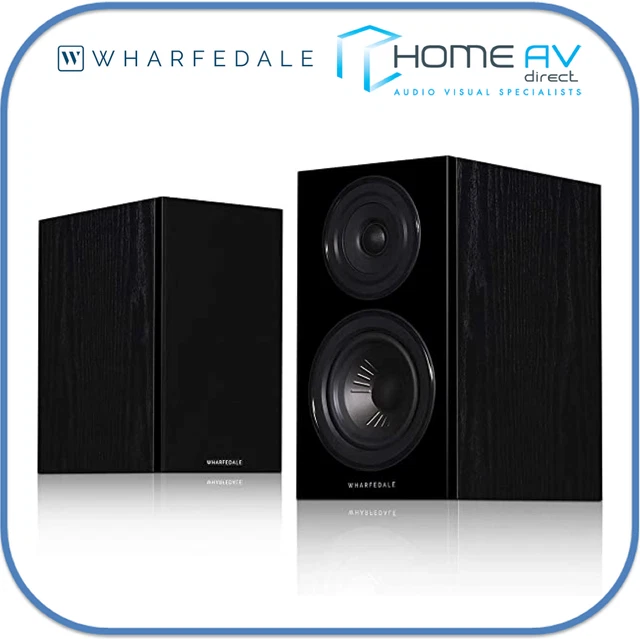 Wharfedale Diamond 10.1 Bookshelf Speakers (Pair) - Blackwood Finish, 2-Way Hi-Fi, 1 Year Warranty