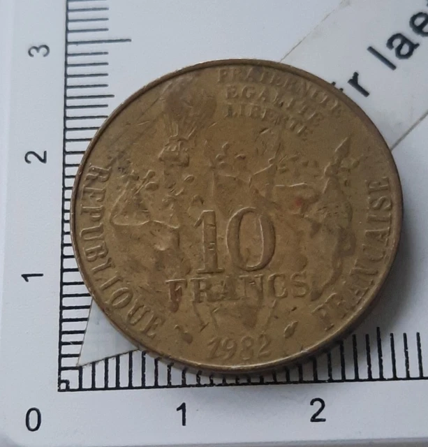 Faux D'époque 10 Francs Génie 1988 – Pièce Monnaie De Faussaire Pour Collection