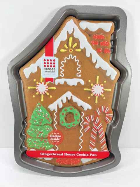 Sweet Creations Christmas Gingerbread House Cookie Pan With Recipe