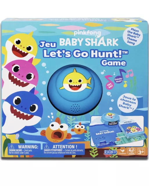 Cardinal Games 6054916 Baby Shark Gone Fishing Game, Multi Colour