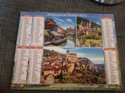 CALENDRIER DE LA Poste 2023. Vendee. Paysages EUR 6,00 - PicClick FR