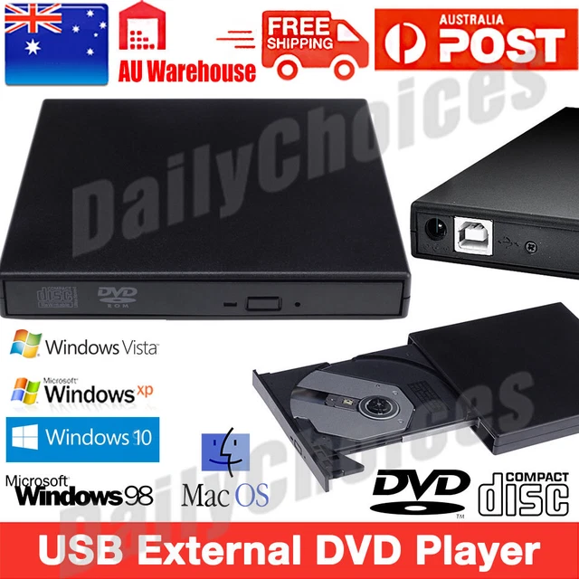 External DVD Drive USB CD RW Burner Laptop/NB/PC Portable Ext Optical Writer NEW