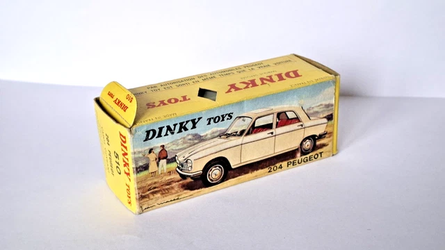 DINKY TOYS ANCIEN VOITURE PEUGEOT 204 référence 510 MADE IN SPAIN NEUVE