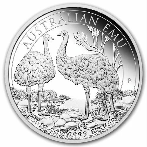 EMU - 2019 Australia 1 oz Fine Silver BU Coin - Perth Mint