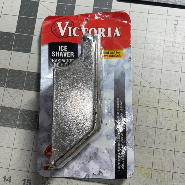 Victoria Shaved Granita Tinned Cast Iron Shaver with Stainless Steel Blade,
