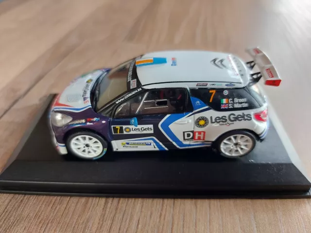 CITROEN DS3 R5 - Craig BREEN - vainqueur Rallye du CONDROZ 2016 - IXO 1/43