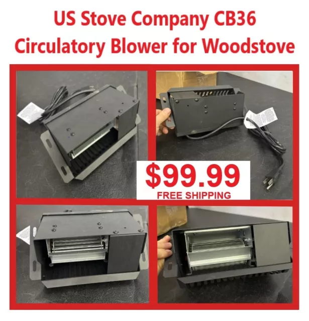 US Stove Company CB36 Circulatory Blower for Woodstove FREE SHIPPING