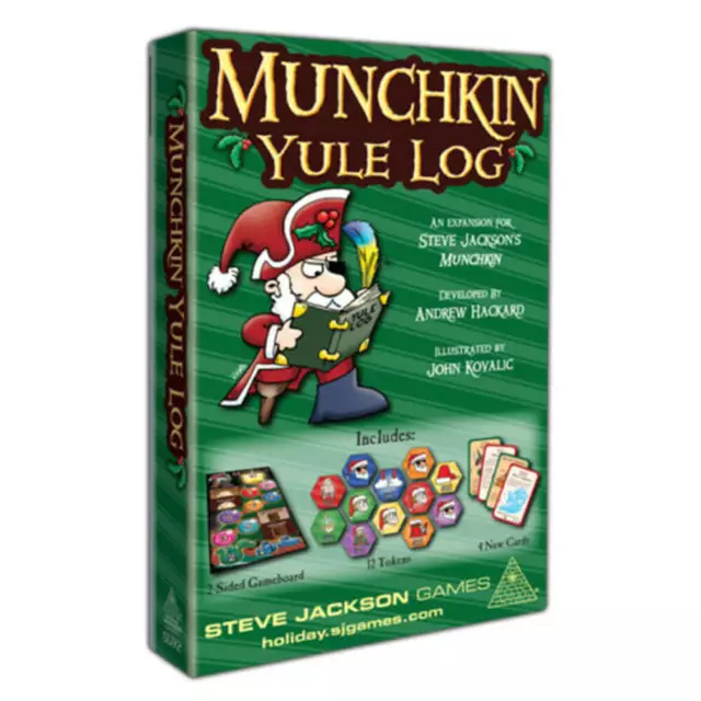 Steve Jackson Games Munchkin Yule Log Jeu de société de décoration de Noël