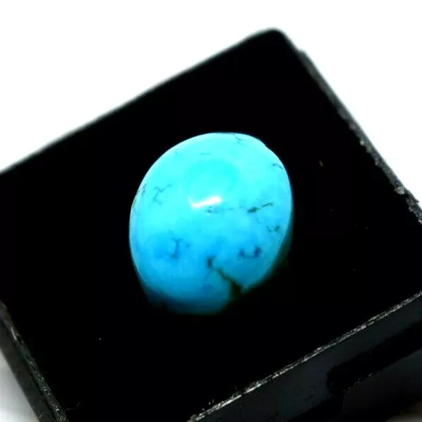 Oval Cut Natural Turquoise Loose Gems Cabochon 12.15 CT Certified Origin Arizona