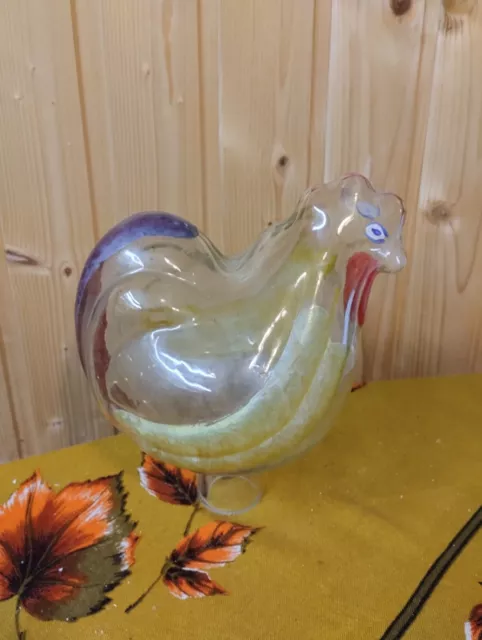 Glas Huhn Garten Deko