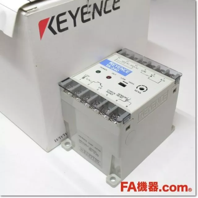 KEYENCE TA-340 Amplifier Unit  Metal Passage Sensor (Applicable Sensor : TH-320)