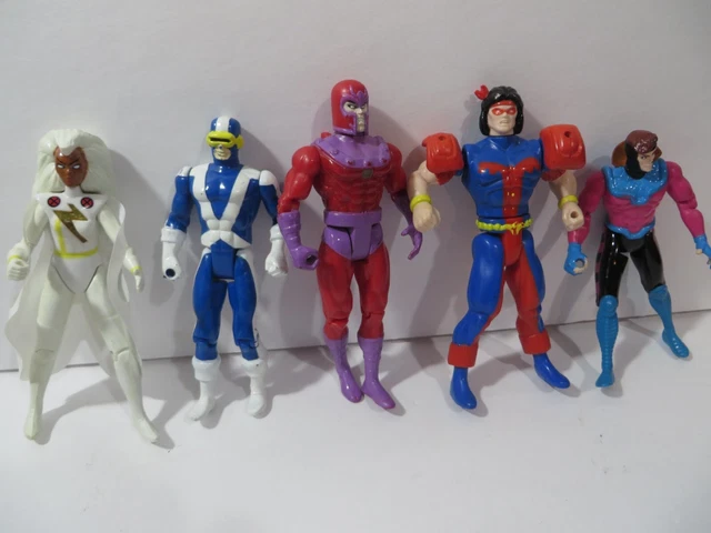 Vintage Toy Biz Marvel Uncanny X-Men Lot of Action Figures 5.5-6” 5 Total