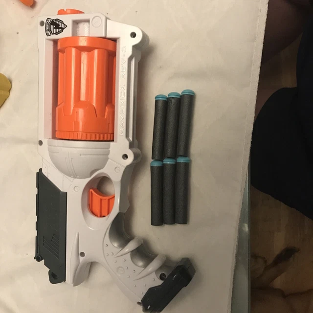 NERF N-STRIKE ELITE Stockade Pistola Blaster Freccette Motorizzata Con - Foto 4