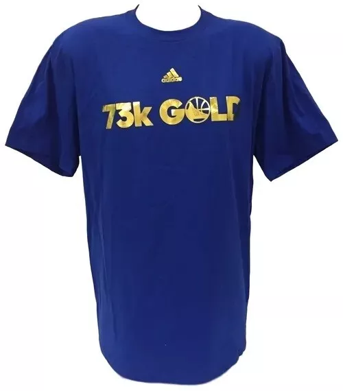 Golden State Warriors Adidas Herren 73K Gold T - Shirt Größe 2XL