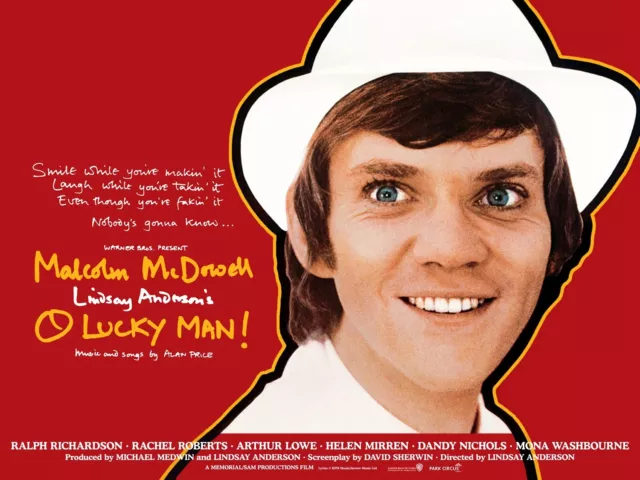 35mm trailer O LUCKY MAN ('73) - Malcolm McDowell - MINT - Alan Price - IB TECH