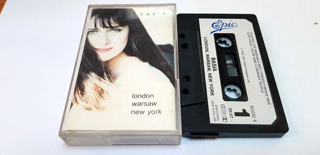 Basia – London Warsaw New York K7 CASSETTE/TAPE Epic – 463282 4