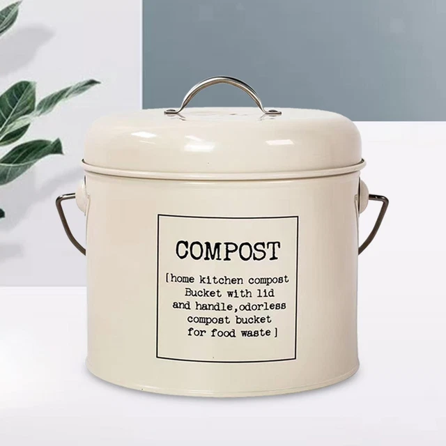Kitchen Compost Bin Trash Dustbin Innovative Indoor Odorless Food Composter