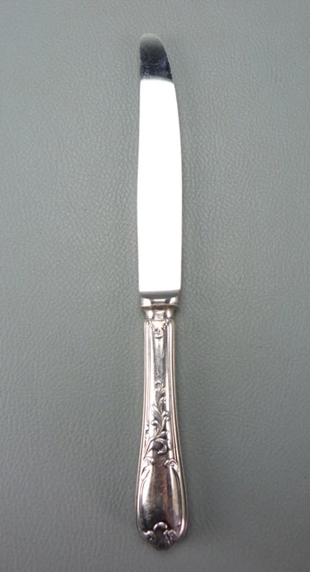 ANCIEN SERVICE A Decouper Fourchette Couteau Art Deco En Metal Argente