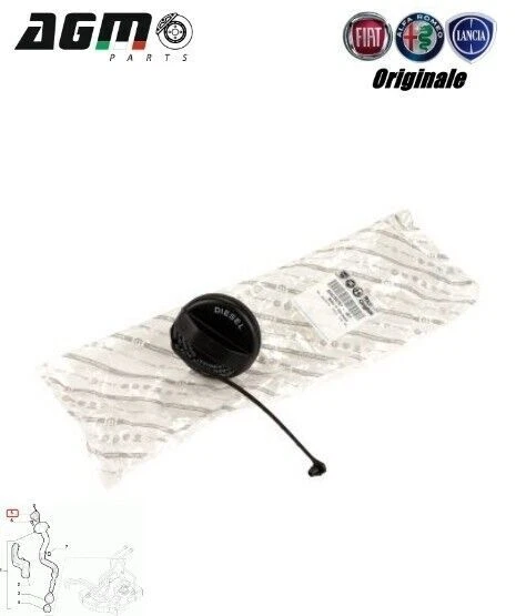 Tappo Carburante Per Fiat Grande Punto 735414374 8058335390015