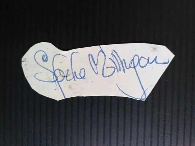 Signed page from autograph Book of British Comedy star SPIKE  MILLIGANExcellent