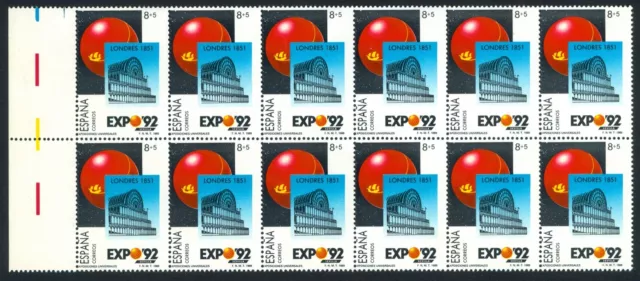 ESPAÑA 1989 - EXPO´92 - EDIFIL 2990dh** - VARIEDAD DENTADO DESPLAZADO - MNH