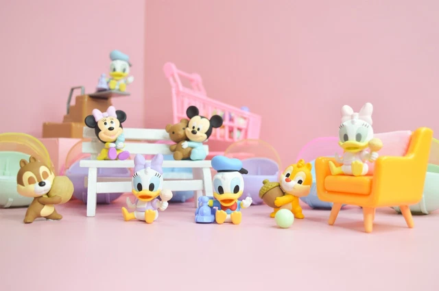 Lioh Toy Disney Mickey Mouse Baby In Carry Bed Series Sealed Case 6 Blind Box