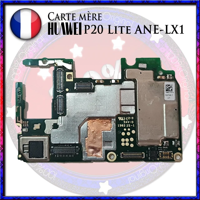 Carte Mère Huawei P20 128 Go (EML-L29) – Réinitialisée, Débloquée, Testée 100% Fonctionnelle