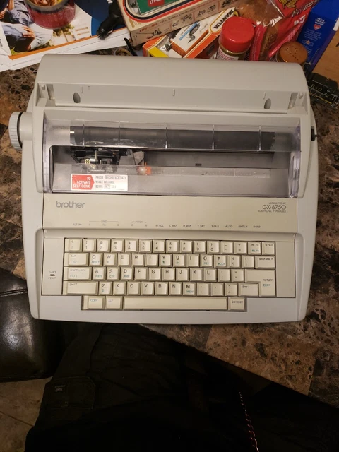 Brother GX-6750 Portable Daisy Wheel Electric Typewriter