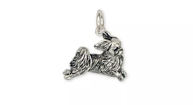 Pekingese Charm Handmade Sterling Silver Dog Jewelry JC6-C