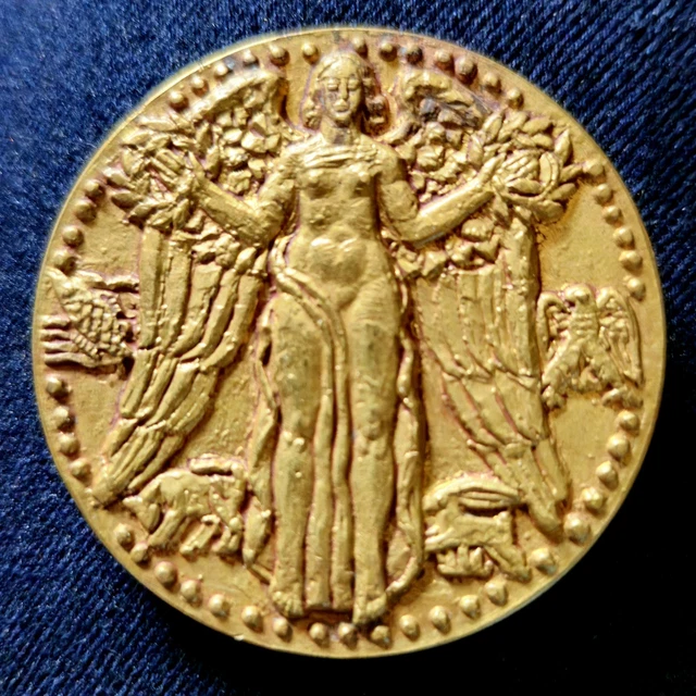 Cie Nationale Du Rhône Médaille Artistique :o. Cingla Bronze 68 Mm 185 G 1980 72914798