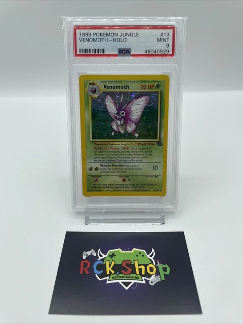 Pokemon - PSA 9 - Venomoth Omot 13/64 Holo - Jungle Dschungel Set - MINT