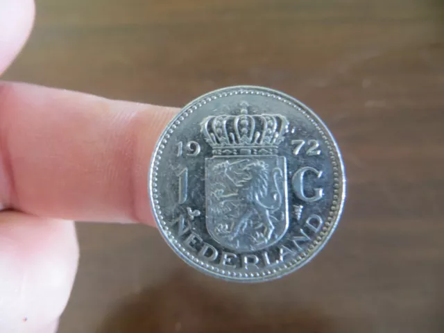 1972 Nederland 1 C Julliana Koningin Der Nederlanden Coin