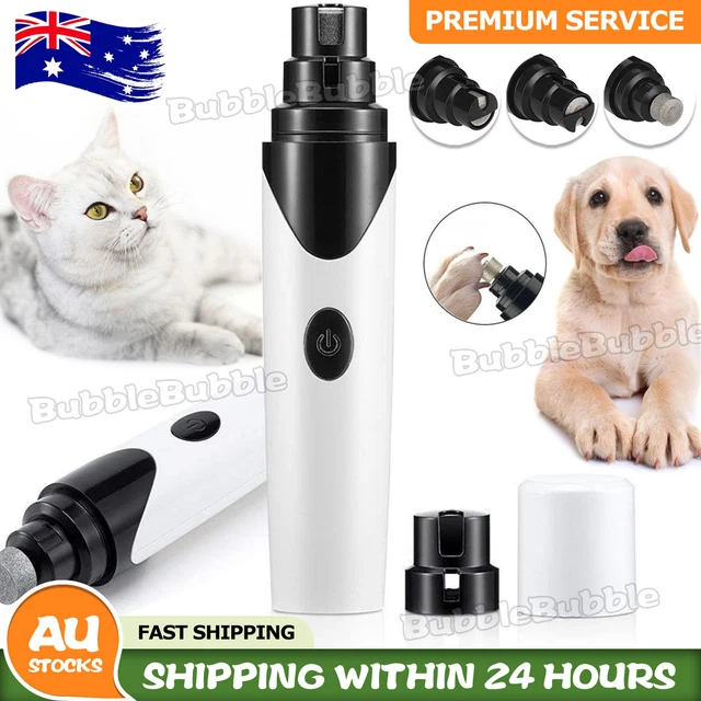 Electric Dog Toe Nail File Grinder Clippers Pet Cat Claw Grooming Trimmer Tools