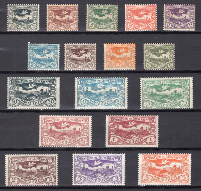 1920 Oberschlesien aus Mi. 13-29 ** postfrisch Einzelmarken auswählbar