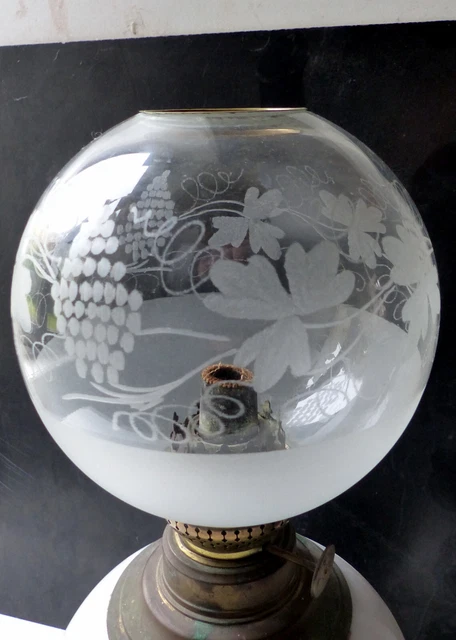 DOITOOL Lampe à Pétrole Vintage En Verre Transparent - Lampe à Huile Rétro Réglable, Coupe-Vent Pour Salon, Salle à Manger Et Urgences