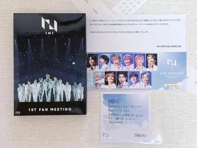 INI 1ST FAN MEETING Blu-ray Kyosuke Fujimaki with trading card