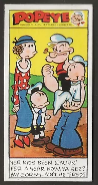 Primrose-Popeye 1960 (2Nd Series)-#35- Quality Card!!