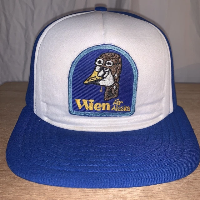 Vintage Wein Air Alaska “Goose” Logo SnapBack Trucker Hat. $125..OBO